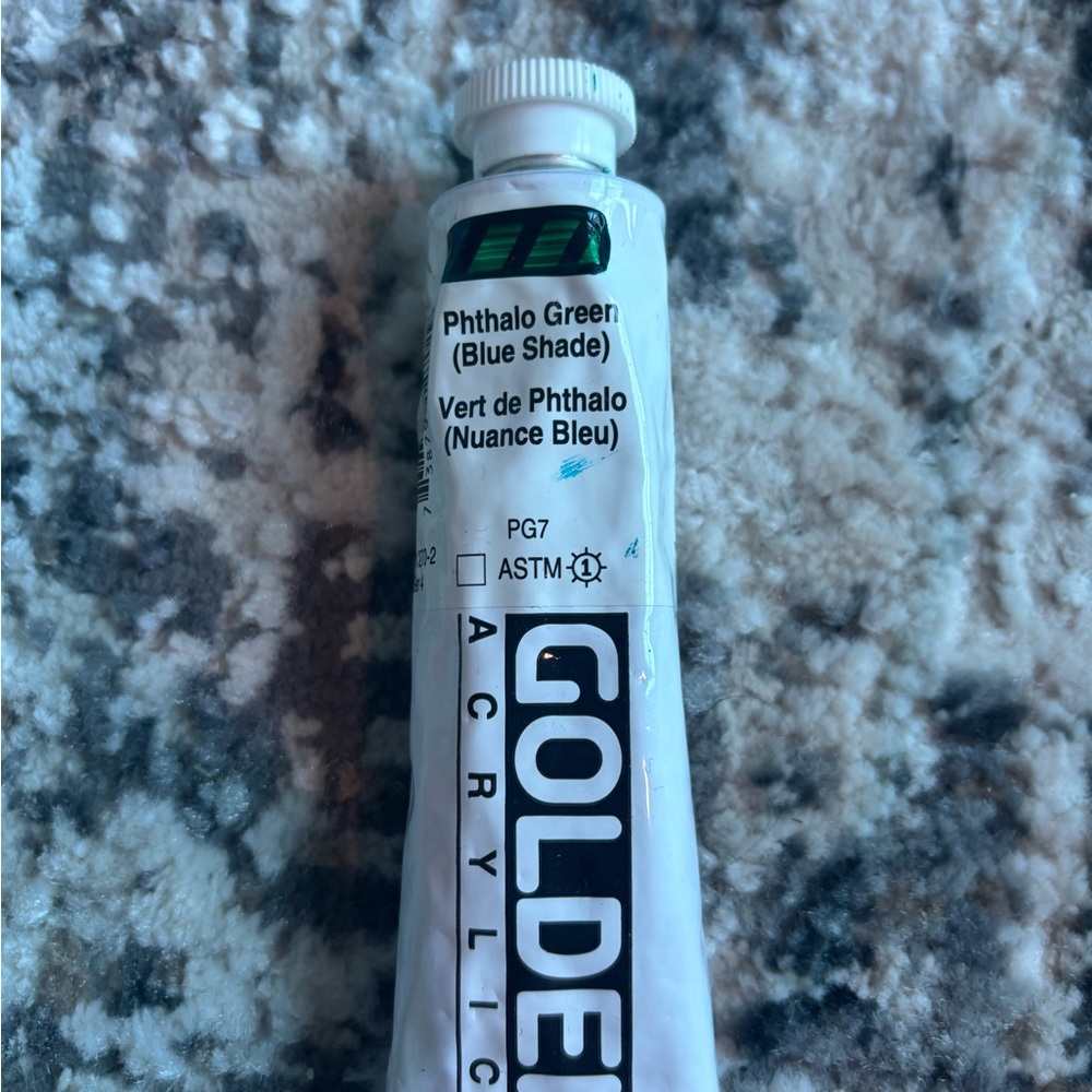 Acrylic Phthalo Green Paint